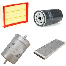 Sardes Filtre Seti Audi A4 1.6 1.8 1.8 T Benzinli 1996-2001 4lü Hava + Yağ F. + Yakıt + Polen