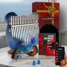 Midex KLX-650-PAK Okyanus Cam Kalimba 17 Tuşlu Full Set