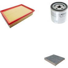 Sardes Filtre Seti Skoda Felicia 1.6 1998-2002 Benzinli 3lü Hava + Yağ F. + Polen