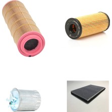 Sardes Filtre Seti Mercedes A Serisi A170 Cdı W168 1997-2002 Dizel 4lü Hava + Yağ F. + Yakıt + Polen