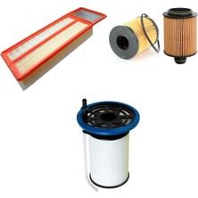 Sardes Filtre Seti Fiat Egea 1.3 Mtj Dizel Euro5 Multijet 3lü Hava + Yağ F. + Yakıt Filtre