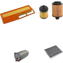 Sardes Filtre Seti Fiat Punto Evo 1.3 Mtj Euro 5 Multijet 4lü Hava + Yağ F. + Yakıt + Polen