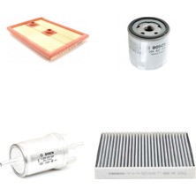 Sardes Filtre Seti Skoda Roomster 1.4 Benzinli 2011-2014 4lü Hava + Yağ F. + Yakıt + Polen