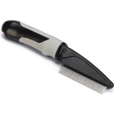 Xmpdby Beeztees Köpek Pire Tarağı, Siyah Gri, 21CM, 21X3,5X2,5CM