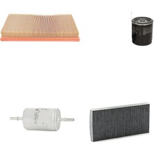 Sardes Filtre Seti Opel Vectra B 2.5 Benzin Metal Yağ Filtreli 4lü Hava + Yağ F. + Yakıt + Polen