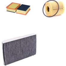 Sardes Filtre Seti Peugeot 306 1.4 Benzinli 75 Beygir Motor Nodan Itibaren 4717578 3lü Hava + Yağ F. + Polen