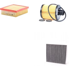 Sardes Filtre Seti Fiat 500 x 1.6 2.0 Multijet Dizel 2016+ 3lü Hava + Yağ F. + Polen