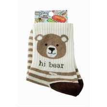 Zero Land Xmpdby Panda Kolej Çorap 8*28 - Kahverengi