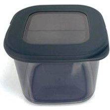 4 Adet Evmoni Kare Saklama Kabı 9 x 11 x 11 cm 550 ml