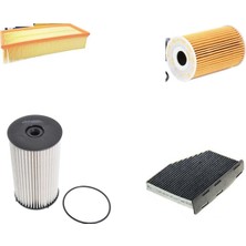 Sardes Filtre Seti Seat Leon 1.6 Tdı 2006-2012 Dizel 4lü Hava + Yağ F. + Yakıt + Polen