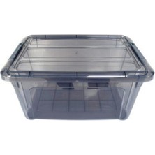 5 Adet Evmoni Kilitli Saklama Kabı 14 x 29 x 19 cm 5.7 Litre