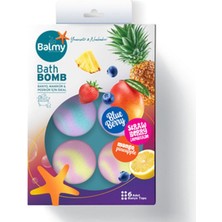 1 Adet Balmy Naturel 6'lı Banyo Topu Seti 6 x 40 G