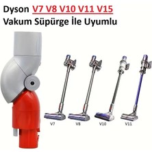 Dyson Elektrikli Süpürge Mobilya Altı Adaptörü Aparatı V7/V8/V9/V10/V11/V15 Ile Uyumlu