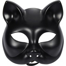 Marsilyan Siyah Renk Lüks Kedi Maskesi
