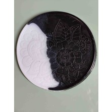 Miina Aksesuar Epoksi Reçine Çeşitli Renkli Dekoratif Bir Bardak Altlığıdır