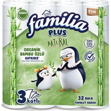 2 Adet Familia Plus Natural Tuvalet Kağıdı 32'li