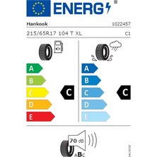 Hankook 215/65 R17C 104T Xl Vantra Lt RA18 M+S Oto Yaz Lastiği (Üretim Yılı: 2025)