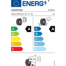 Goodyear 205/55 R19 97V Xl Fp Efficientgrip Performance Oto Yaz Lastiği (Üretim Yılı: 2024)