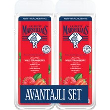 3 Adet Le Petit Marseillais Çilek Duş Jeli 2X400 ml