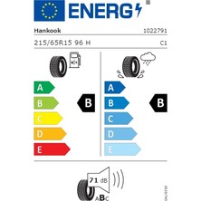 Hankook 215/65 R15 96H Kinergy Eco2 K435 Oto Yaz Lastiği (Üretim Yılı: 2025)