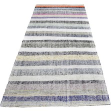 Zehra Abla Halı El Dokuma Görkemli Bukleli Pamuklu Kilim 7058