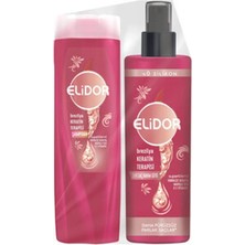 1 Adet Elidor Brezilya Keratin Terapisi Şampuan 200ML + Saç Bakım Sütü 200ML