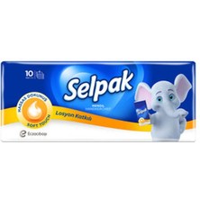 5 Adet Selpak Losyonlu Mendil 10'lu