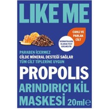 5 Adet Like Me Propolisli Arındırıcı Kil Maskesi 20ML