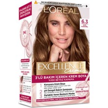 L'Oréal Paris 4 Adet Excellence Creme 6.3 Açık Karamel Saç Boyası 192 ml