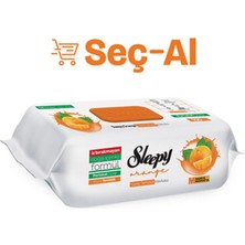 6 Adet Sleepy Yüzey Temizlik Havlusu Portakal 100'LÜ