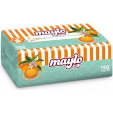 3 Adet Maylo Puf Mandalina Kokulu Mendil 150'LI