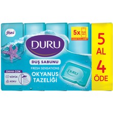 6 Adet Duru Fresh Sensations Okyanus Esintisi Duş Sabunu 5 x 150 G