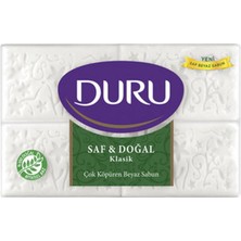 5 Adet Duru Saf&doğal Klasik Beyaz Kalıp Sabun 600 G