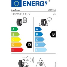 Laufenn 195/65 R15 91V G Fit 4 S LH71 Oto 4mevsim Lastiği (Üretim Yılı: 2025)