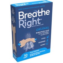 4 Adet Breathe Right Klasik Burun Bantları 10 Adet