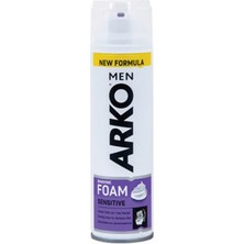 5 Adet Arko Men Tıraş Köpüğü Sensitive 200 ml