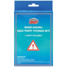 4 Adet Autokit Kaza Tespit Tutanak Seti