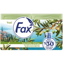 6 Adet Fax Ayvalık Zeytinyağı Kalıp Sabun 4X150 G