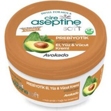 1 Adet Cire Aseptine Soft avokado el Yüz Vücut KREM.200ML