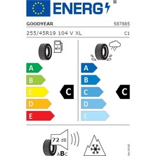 Goodyear 255/45 R19 104V Xl Ultragrıp Performance+ Sct T0 (Tesla) Oto Kış Lastiği (Üretim Yılı: 2025)