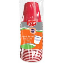 2 Adet Roll-Up Plastik Espresso Bardağı 25'li