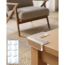 Zero Land Hnrlishp Mobilya Köşe Koruyucu 8 Adet Şeffaf Masa Kenarı Koruma Atı