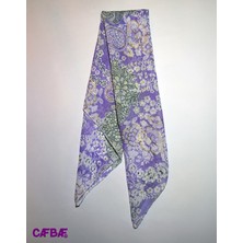 Cafbaf Fular Desenli Simli CBFL4898