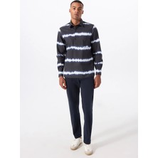Boss Lacivert Erkek Normal Bel Regular Fit Chino Pantolon Chino_regular