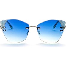 Freddie Mercury 1456 Zikzak Cat Eye Gun Sim Blue 54