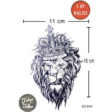 Trakya Tattoo 1 Ay Kalıcı Dövme Aslan Geçici Dövme