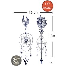 Trakya Tattoo 1 Ay Kalıcı Dövme Ok Geçici Dövme