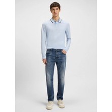 Boss Mavi Erkek Regular Fit Denim Pantolon Re.maine Selvedge Bo