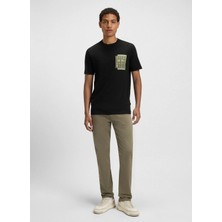 Boss Bisiklet Yaka Siyah Erkek T-Shirt Te_container