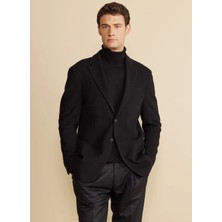 Brooks Brothers Regular Fit Siyah Erkek Ceket BBFW25MBL007